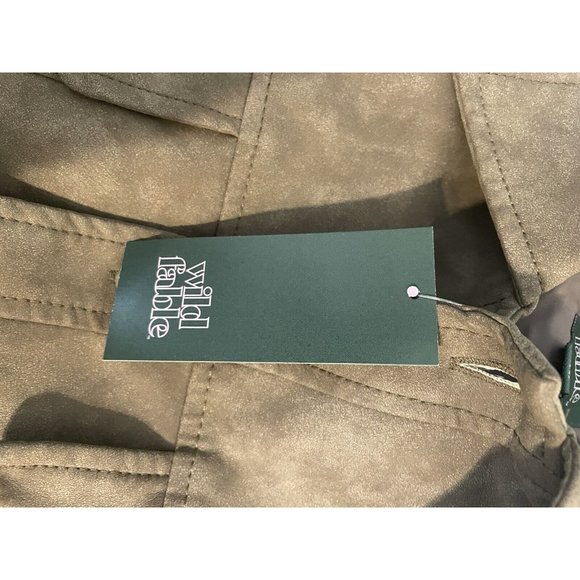 Wild Fable Faux Suede Jacket Womens Small Long Sleeve Designer Coat Button Up - Picture 10 of 12
